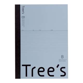 Tree’s ノート 40枚 ブルーグレー UTRBA4GR [A4 /6mm(B罫) /横罫線]