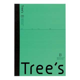 Tree’s ノート 40枚 グリーン UTRBA4G [A4 /6mm(B罫) /横罫線]