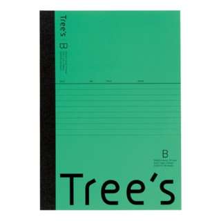 Tree’s ノート 30枚 グリーン UTRBA5G [A5 /6mm(B罫) /横罫線]