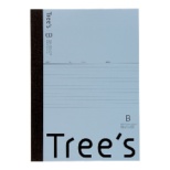 Tree’s ノート 30枚 ブルーグレー UTR3BGR [セミB5・B5 /6mm(B罫) /横罫線]