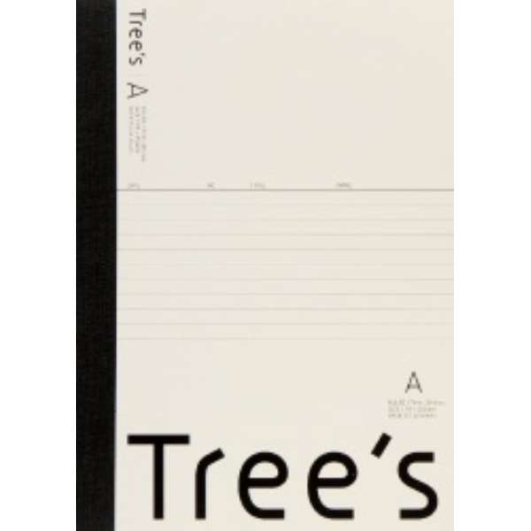 Tree’s ノート 40枚 クリーム UTR4AC [セミB5・B5 /7mm(A罫) /横罫線]_1