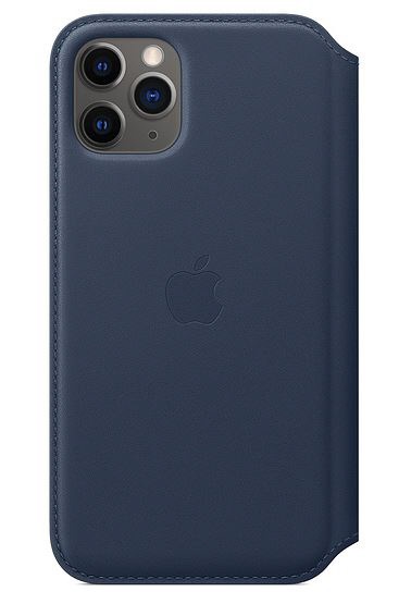 【純正】iPhone 11 Pro レザーフォリオ ディープシーブルー MY1L2FE/A