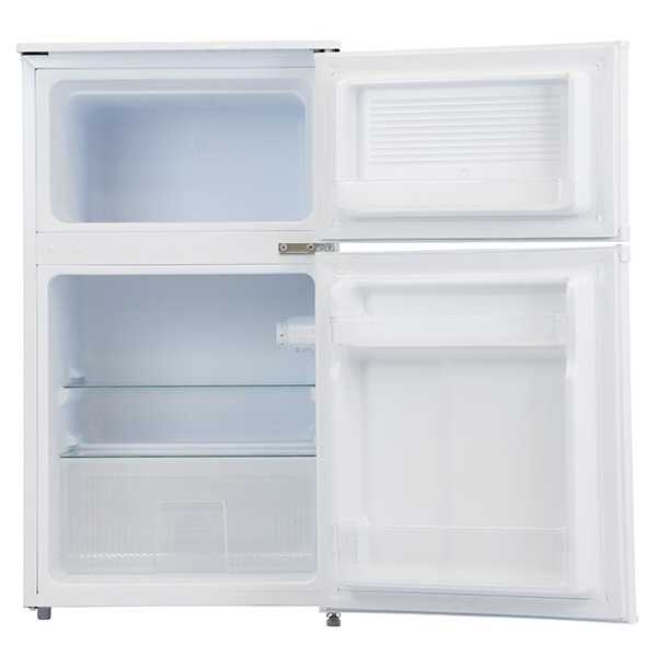 BR-90W 冷蔵庫 ホワイト [2ドア /右開き/左開き付け替えタイプ /90L] 【お届け地域限定商品】