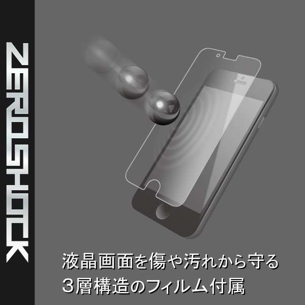 iPhoneSEi3E2j4.7C`Ή ZEROSHOCK X^_[h ubN PM-A19AZEROBK_5