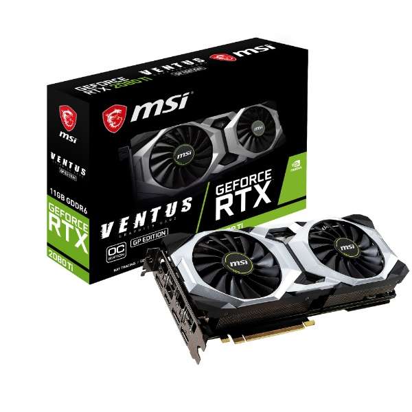 グラフィックボード GeForce RTX 2080 Ti VENTUS OC RTXシリーズ] MSI｜エムエスアイ 通販 | ビックカメラ.com