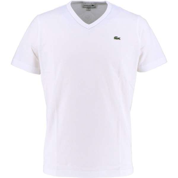 メンズ ウエア Tシャツ ベーシックvネックtシャツ 半袖 3 Sサイズ ホワイト Th632em ラコステ Lacoste 通販 ビックカメラ Com