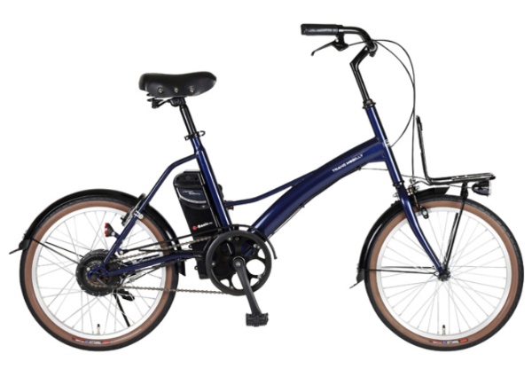 【eバイク】 20型 電動アシスト自転車 TRANS MOBILLY E-BASIC CITY(グリーン/シングルシフト) 92415-11  【キャンセル・返品不可】