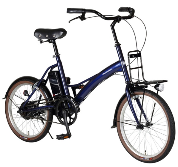 【eバイク】 20型 電動アシスト自転車 TRANS MOBILLY E-BASIC CITY(グリーン/シングルシフト) 92415-11  【キャンセル・返品不可】