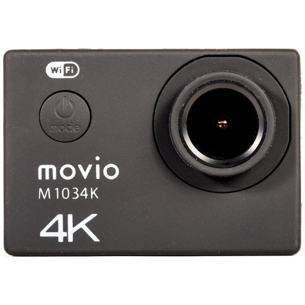 WiFi機能搭載 高画質4K Ultra HD アクションカメラ movio M1034K [4K対応] ナガオカ｜NAGAOKA 通販 |  ビックカメラ.com