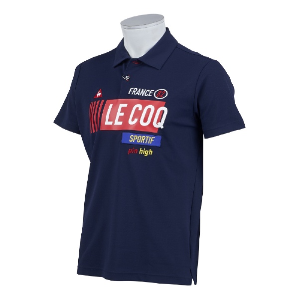  Ⱦµ le coq sportif GOLF COLLECTION ܡɥեå Signboard Graphic Short Sleeve Shirt(M/ͥӡ) QGMPJA11