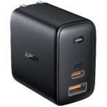 AUKEYiI[L[j USB[d Omnia Mix 65W  mUSB-A 1|[g/USB-C 1|[gn ubN PA-B3-BK [2|[g /USB Power DeliveryΉ /GaN(KE) ̗p] yïׁAOsǂɂԕiEsz