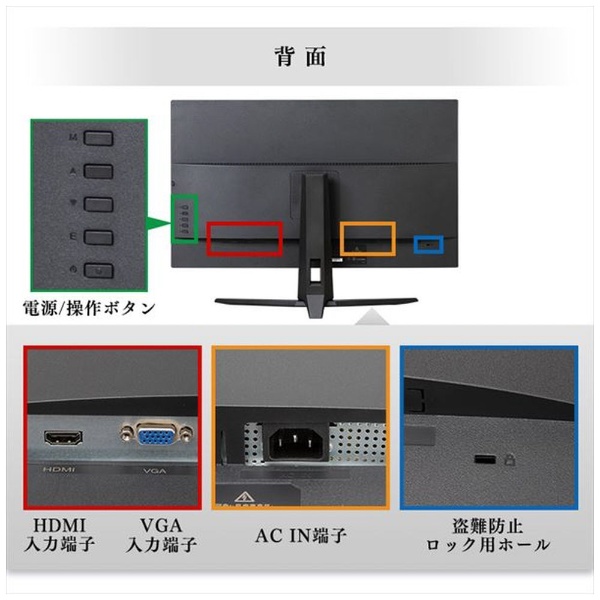 モニターアーム付】ILD-A31FHD-B 31.5インチ - デスクトップ型PC