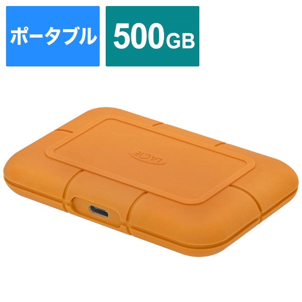 人気沸騰 ELECOM（エレコム） SSD LaCie Rugged 500GB 耐衝撃 USB3.1