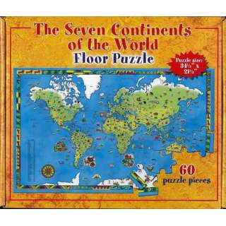 yo[QubNzThe Seven Continents of the World|Floor Puzzle