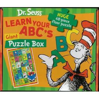 yo[QubNzDr.Seuss LEARN YOUR ABCfS Giant Puzzle Box