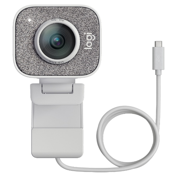 ウェブカメラ マイク内蔵 USB-C接続 StreamCam ホワイト C980OW [有線