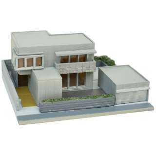 建筑物收集012-4现代住宅B4混凝土结构的房子