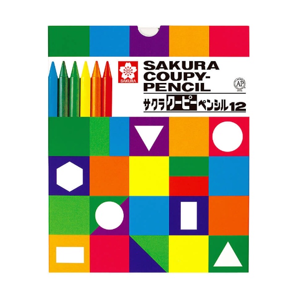 クーピーペンシル 12色セット 紙箱入 FY12K サクラクレパス｜SAKURA