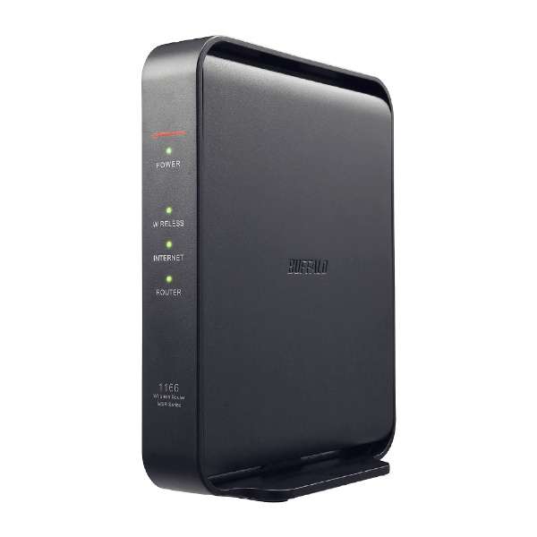 Wi-Fi路由器父母机AirStation黑色WSR-1166DHPL2[Wi-Fi 5(ac)/IPv6对应]_1