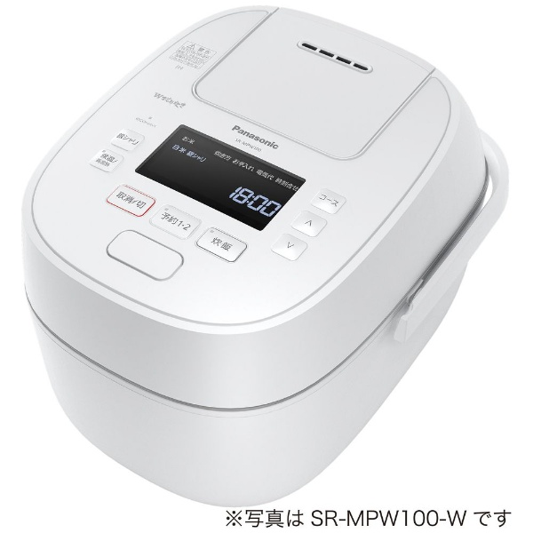 炊飯器 可変圧力IHおどり炊き ホワイト SR-MPW180-W [1升 /圧力IH 