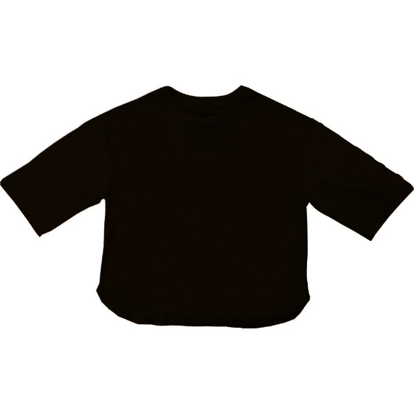 レディース 5分丈 スリーブシャツ ブラック Fサイズ SHL003L 高額売筋 格安店