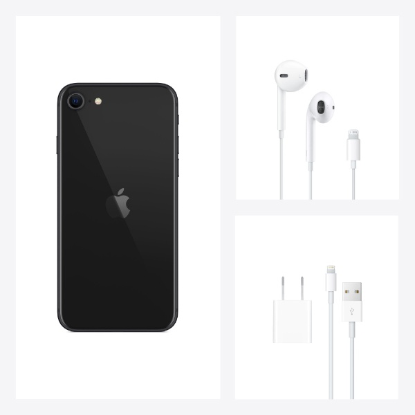iPhoneSE 第2世代 64GB ブラック MX9R2J／A au MX9R2JA ブラック au ...