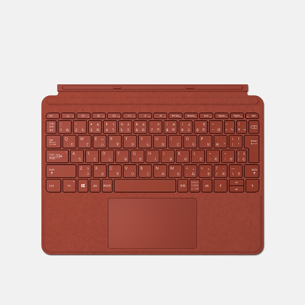 Surface Go用 タイプカバー　ポピーレッド