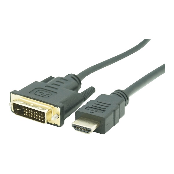 映像変換ケーブル ブラック GP-HDDVI-10 捧呈 全国どこでも送料無料 1m HDMI⇔DVI