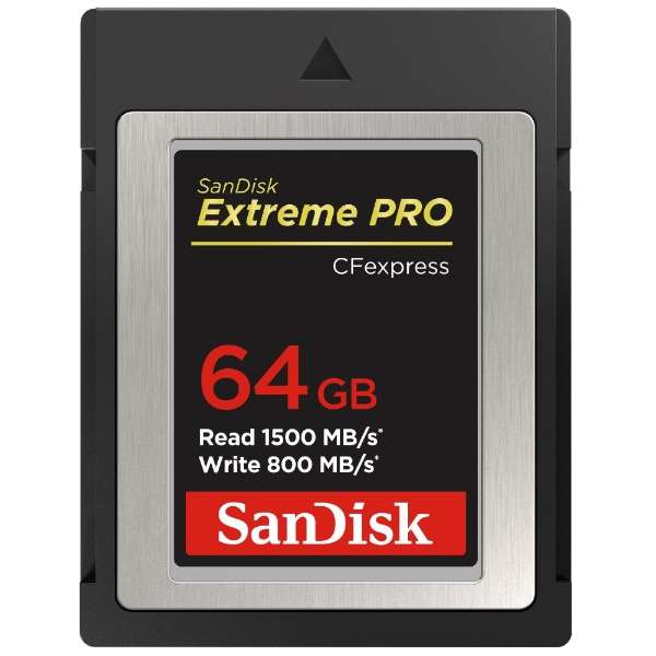 CFexpressカード Type B Extreme PRO（エクストリーム プロ） SDCFE-064G-JN4NN [64GB] サン