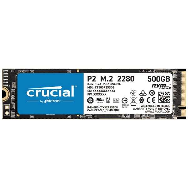 CT500P2SSD8JP SSD PCI-Expressڑ Crucial P2 V[Y [500GB /M.2] yoNiz_2