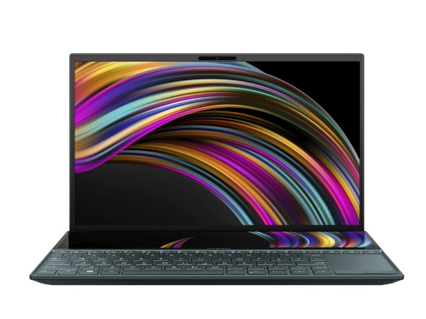 ノートパソコン ZenBook Duo セレスティアブルー UX481FL-HJ122T [14.0型 /Windows10 Home /intel  Core i7 /WPS Office /メモリ：16GB /SSD：1TB /タッチパネル対応 /2020年5月モデル]