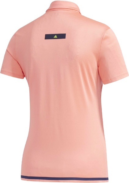 レディース ポロシャツ ジャカードベンチレーション 半袖ボタンダウンシャツ(Mサイズ/フラッシュレッド) GKI49 FJ3846  アディダス｜adidas 通販