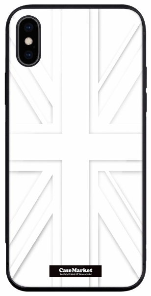CaseMarket 背面強化ガラス 背面ケース apple iPhone 7 Plus 買物 スノー デザイン ホワイト ユニオンジャック 新作続 iPhone7p-BCM2G0006-78 iPhone7p 0006