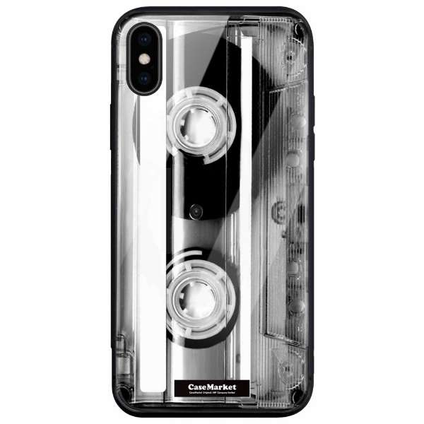 CaseMarket wʋKX wʃP[X apple iPhone X (iPhoneX) Mono Cassette Tape X _CA[ 2214 JZbge[v iPhoneX-BCM2G2214-78_1