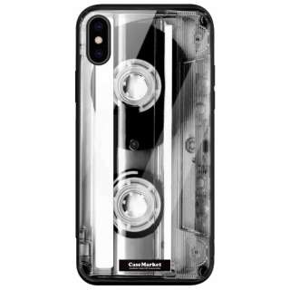 CaseMarket 背面強化ガラス 背面ケース docomo HUAWEI P20 Pro (HW-01K) Mono Cassette Tape スリム ダイアリー 2214 カセットテープ HW-01K-BCM2G2214-78