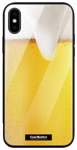 未使用品 CaseMarket 感謝価格 背面強化ガラス 背面ケース apple iPhone 7 iPhone7 生ビール iPhone7-BCM2G2558-78 ? 2558 手帳 生中 de
