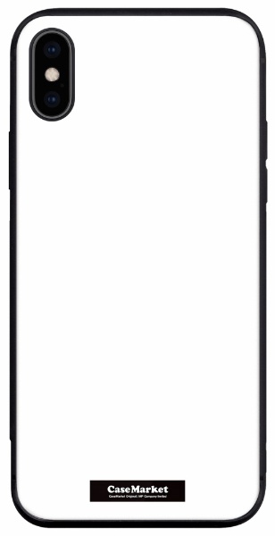 CaseMarket 背面強化ガラス 背面ケース apple iPhone XS Max (iPhoneXSMax) スタンダード カラー チャート  パレット 2892 ホワイト iPhoneXSMax-BCM2G2892-78