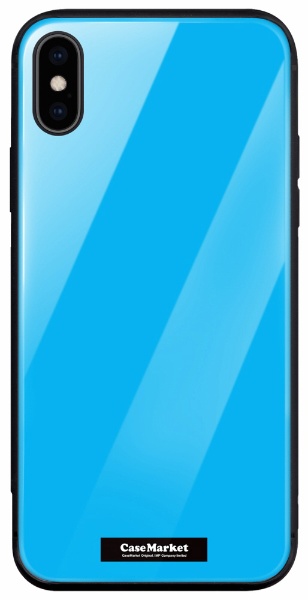 CaseMarket 背面強化ガラス 背面ケース apple iPhone 7 ※アウトレット品 Plus iPhone7p スタンダード チャート 2895 iPhone7p-BCM2G2895-78 営業 パレット シアンブルー カラー