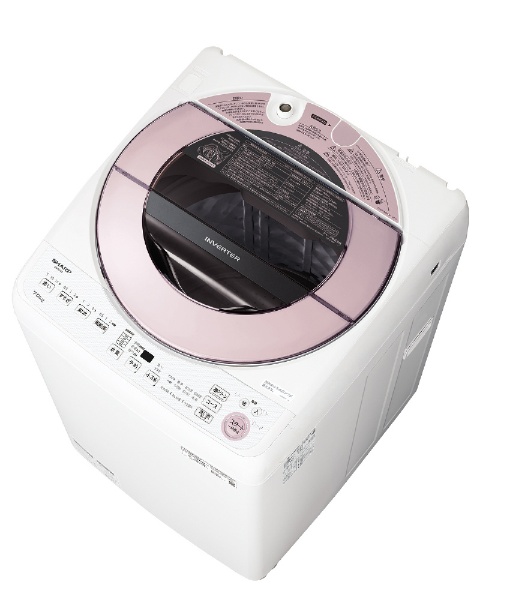 全自動洗濯機 ピンク系 ES-GV7E-P [洗濯7.0kg /乾燥機能無 /上