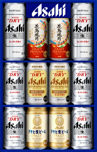 アサヒビール 4種セット AJP-3【ビールギフト】 カタログNo.5038 