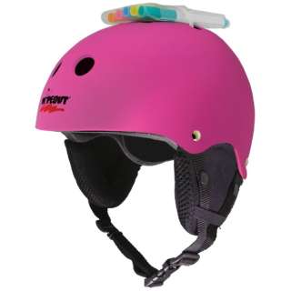gvGCg WIPEOUT SNOW YOUTH HELMETS PINK GLOSSY 8+ triple eight T818WS