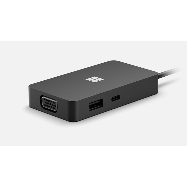 USB-C オス→メス HDMI VGA LAN Hub Travel 送料無料 一部地域を除く USB-A ブラック 贈り物 SWV-00006