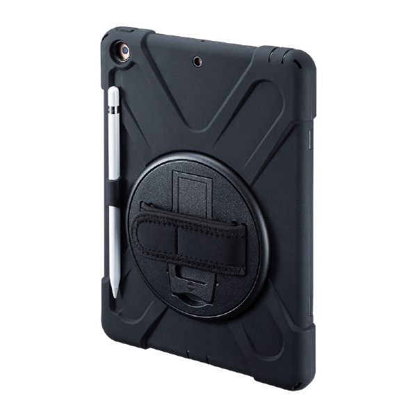 サンワサプライ iPad 10.2インチ　前面保護フィルター付耐衝撃ケース PDA-IPAD1620BK /l