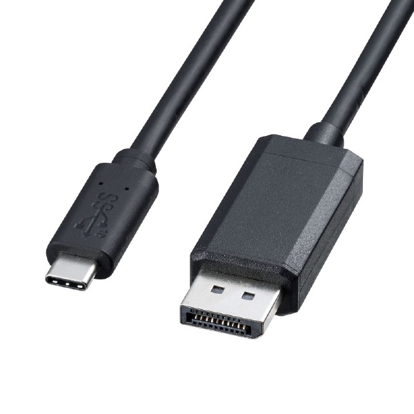 USB-C ⇔ DisplayPort ケーブル [映像 /5m /4K対応] ブラック KC