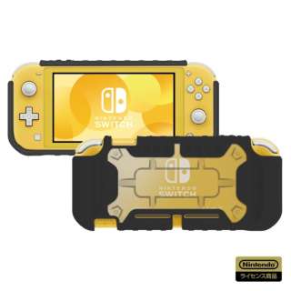 【Switch Lite】 タフプロテクター for Nintendo Switch Lite クリア×ブラック NS2-028 【処分品の為、外装不良による返品・交換不可】