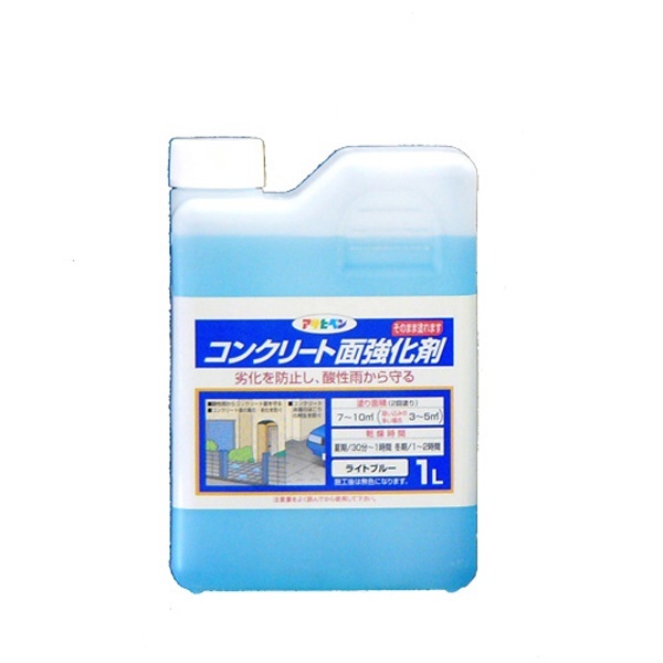 アサヒペン コンクリート面強化剤 1L ライトブルー D022 アサヒペン 通販 | ビックカメラ.com