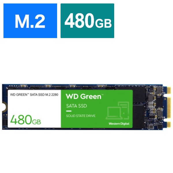 WD Green WDS480G2G0B 480G M.2 SataPCパーツ
