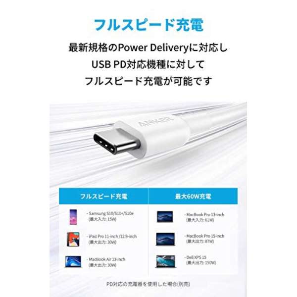 Anker PowerLine II USB-C & USB-C 2.0 P[u (1.8m) white A8482021_4