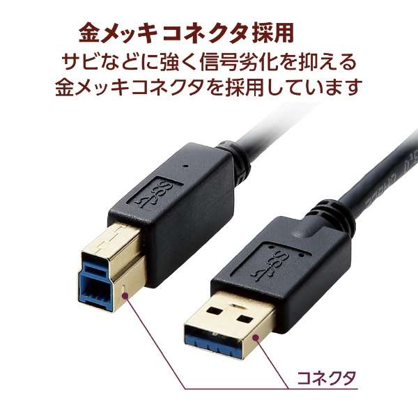USB3.0P[u A-B^Cv AVp 2.0m ubN DH-AB3N20BK_6