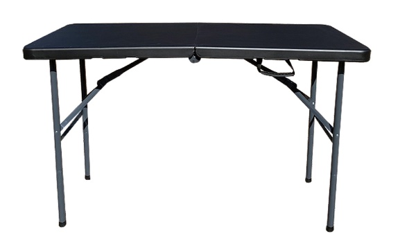 ビックカメラ.com - アウトドア 折りたたみテーブル FOLDING TABLE(1220x600x740mm/ブラック) SLW-211